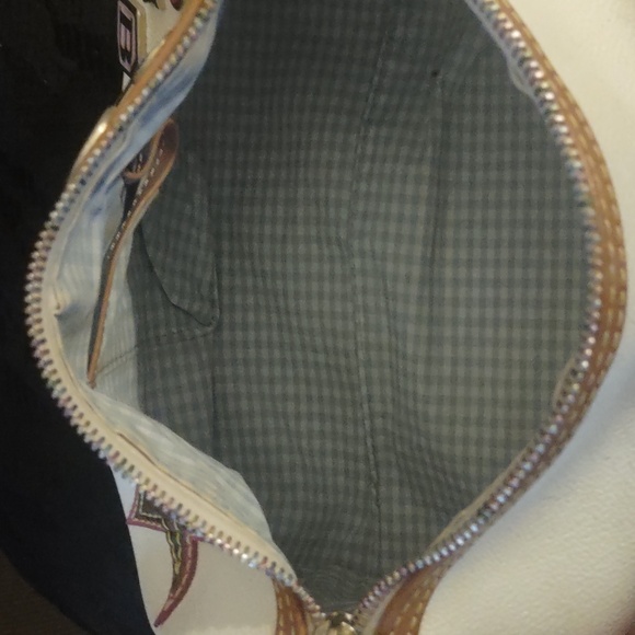 Dooney & Bourke Y2K Lindsay Lohan Colorful Alphabet Accents Barrel Satchel - Picture 10 of 14